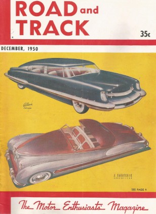 ROAD & TRACK 1950 DEC - Vol.2 #5, NARDI 500, STUTZ RACERS, FERRARI AMERICA*